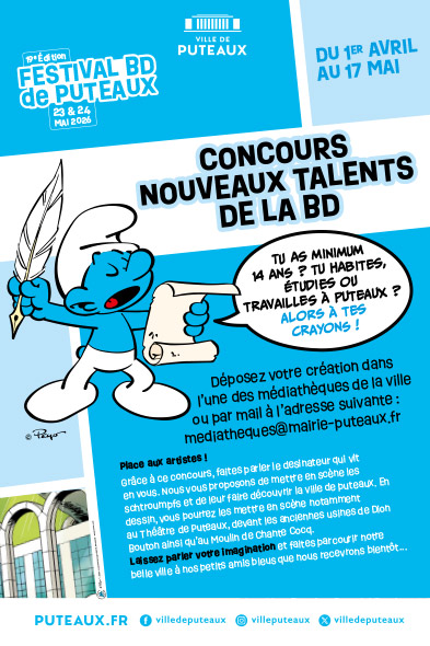 Concours Nouveaux talents 2024 Affiche A4